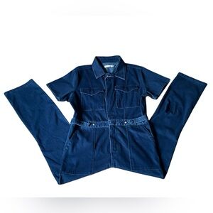 Good American Dark Wash Jumpsuit